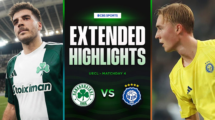 Panathinaikos vs. HJK: Extended Highlights | UECL League Phase MD 4 | CBS Sports Golazo - Europe