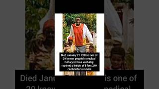 Tallest boy in the history Gabriel Estêvão Monjane Information