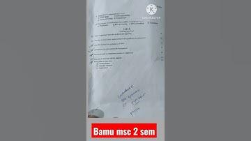 MSC Zoology semester 2 bamu..cell and molecular biology | model question paper