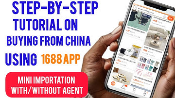 HOW TO IMPORT FROM CHINA USING 1688 FOR BEGINNERS,Detailed tutorial