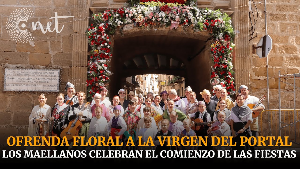 OFRENDA FLORAL en MAELLA | Fiestas 2024