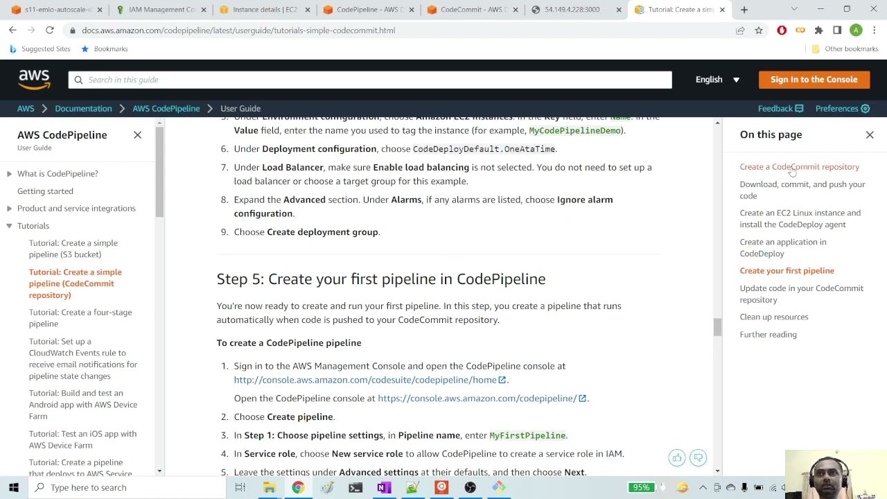 V5-Create Codepipeline-Automatic Deployment to EC2
