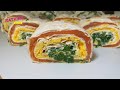 ОРИГИНАЛЬНО И ВКУСНО! Новый Год без них невозможен. Рецепт Лучшая закуска из лаваша, рулет с рыбой.