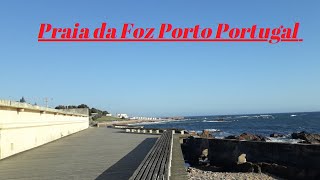 conhecendo a praia☀️ da Foz😍 Porto Portugal 🇵🇹
