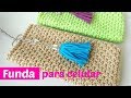 Funda crochet para celular