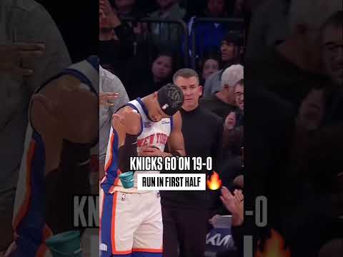 this 19-0 run in the first half last night was somethin special 🤩 #nba #nyknicks #basketball