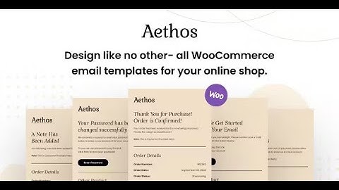 Aethos - WooCommerce Responsive Email Template By Maool