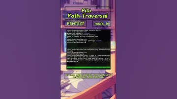 File Path Traversal : Proof of Concept Attack #pentest #nodejs #ethicalhacking