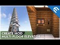 Realistic Multi-Floor Elevator with Create Mod