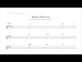 アイカツ! -アイドルカツドウ!- OP "KIRA☆Power" コード譜(TVサイズ)(ピアノ付)