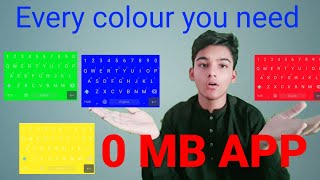 0 Mb Customizable Keyboard | Every Colour with different themes | INFORMATION HYPER screenshot 2