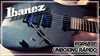 Ibanez RGR6BSP - Uboxing Rápido