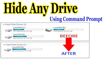 How To Hide Any Drive In Windows using Command Prompt