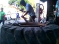 Bead Breaking of payloader tire 23.5R25