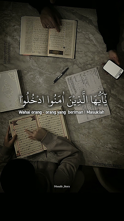 renungan Al Qur'an _ Muslim yang beriman secara KAAFFAAH#alquran #kataislami #storyislami