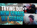 TRYING OUT NEW STRATS IN VALORANT WITH SEAN GARES !!!