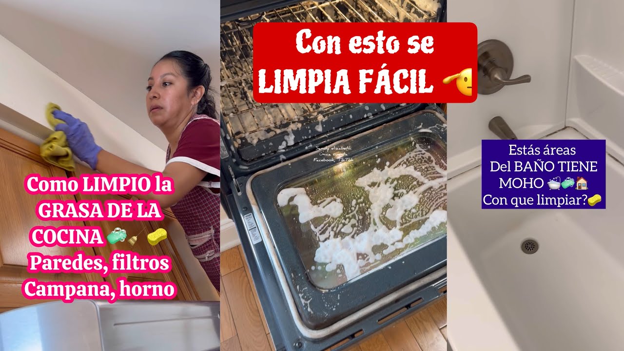 ESTA COCINA ESTABA LLENA DE GRASA, limpiamos paredes, horno HASTA EL BAÑO TENIA MOHO y asi quedo!!
