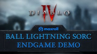 Ball Lightning Sorcerer Endgame - Diablo 4