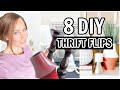 8 THRIFT STORE TRANSFORMATIONS! Trash to Treasure DIY Home Decor