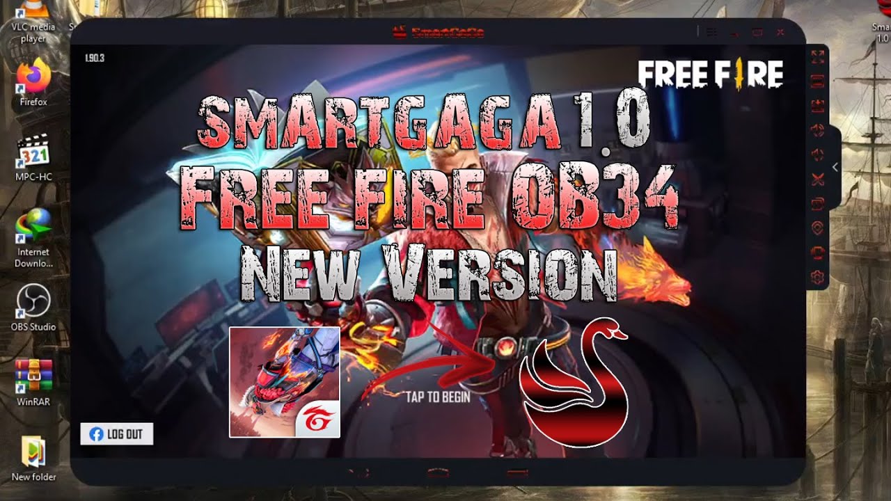 ✅SMARTGAGA 1.0 NEW OB34 UPDATE FREE FIRE - SMARTGAGA LATEST VERSION (2022) - NO LAG 💯 WORKING - OB34