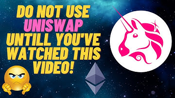 DO NOT USE UNISWAP TILL YOU