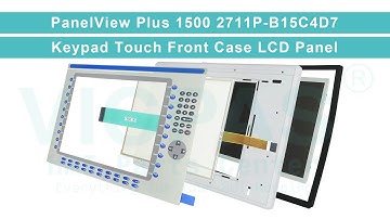 2711P-B15C4D7 PanelView Plus 1500 Terminal Keypad HMI Touch Glass LCD Screen Enclosure