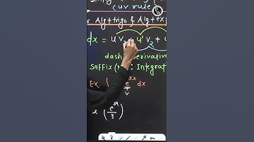 Intergration By Part (UV RULE) | MHT-CET Maths Shortcut