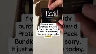 Discover the ultimate protein bar macros! #davidprotein #therealsamraat #fok