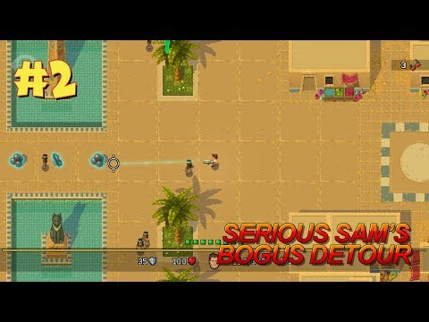 Видео: Serious Sam's Bogus Detour прохождение игры - Уровень 2: Публичная библиотека #1 (All Secrets Found)