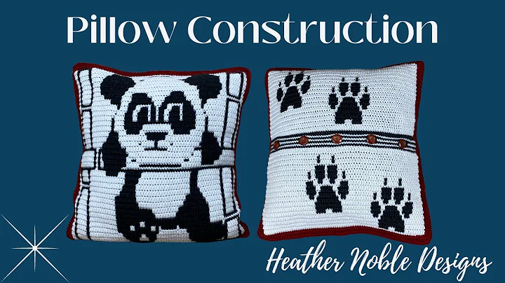Pillow Construction (Mosaic Overlay Crochet-Heathe...