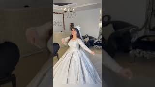 رقصتي وانا عروسة علي مهرجان يا ام شعر حرير