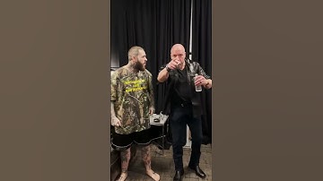 Triple H teaches @postmalone his signature entrance #Short