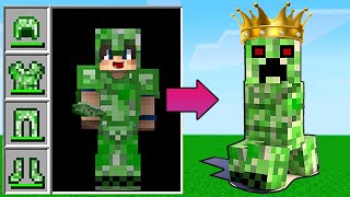 LÀM SAO ĐỂ SỞ HỮU SỨC MẠNH CỦA VUA CREEPER TRONG MINECRAFT ?