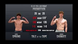 Cayde Sprung vs Connor Shumate