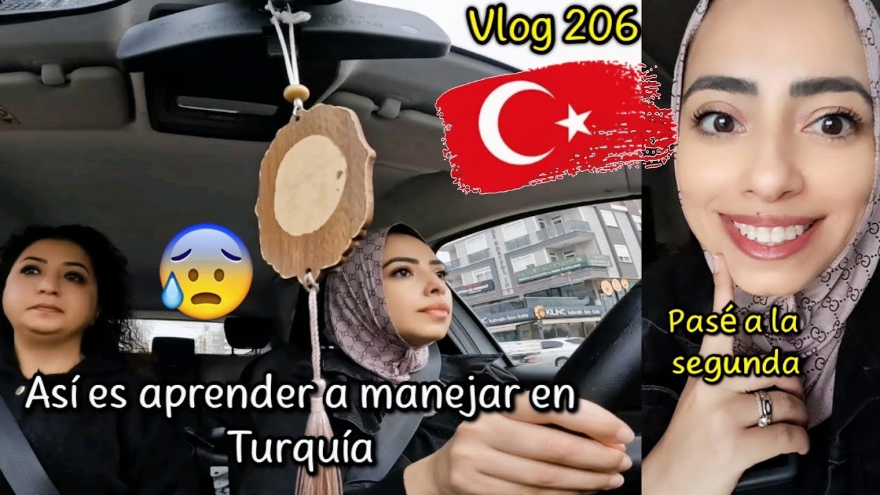 MI TURCO NO ME ABANDONA 🇹🇷 | APRENDI A CONDUCIR EN TURQUİA | elif #turcolombiana