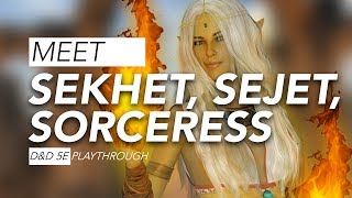 Meet Sekhet, The Fiery Sorceress - Rpg Character Spotlight
