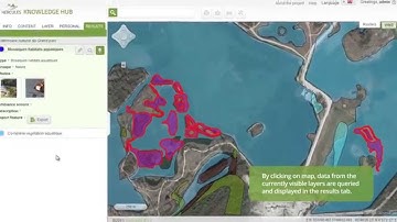 Knowledge Hub - web-based GIS application