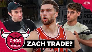 Will the Chicago Bulls trade Zach LaVine to MOVE UP in the 2024 Draft? | CHGO Bulls Podcast
