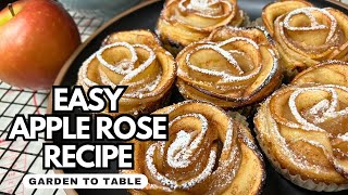 Make GORGEOUS Apple Rose Flowers with Puff Pastry Effortlessly! | Apple Extravaganza