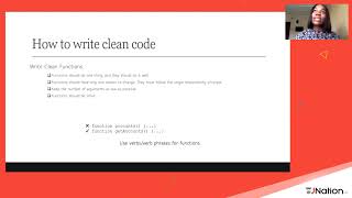 The art of clean code by Chiamaka Okenwa screenshot 5