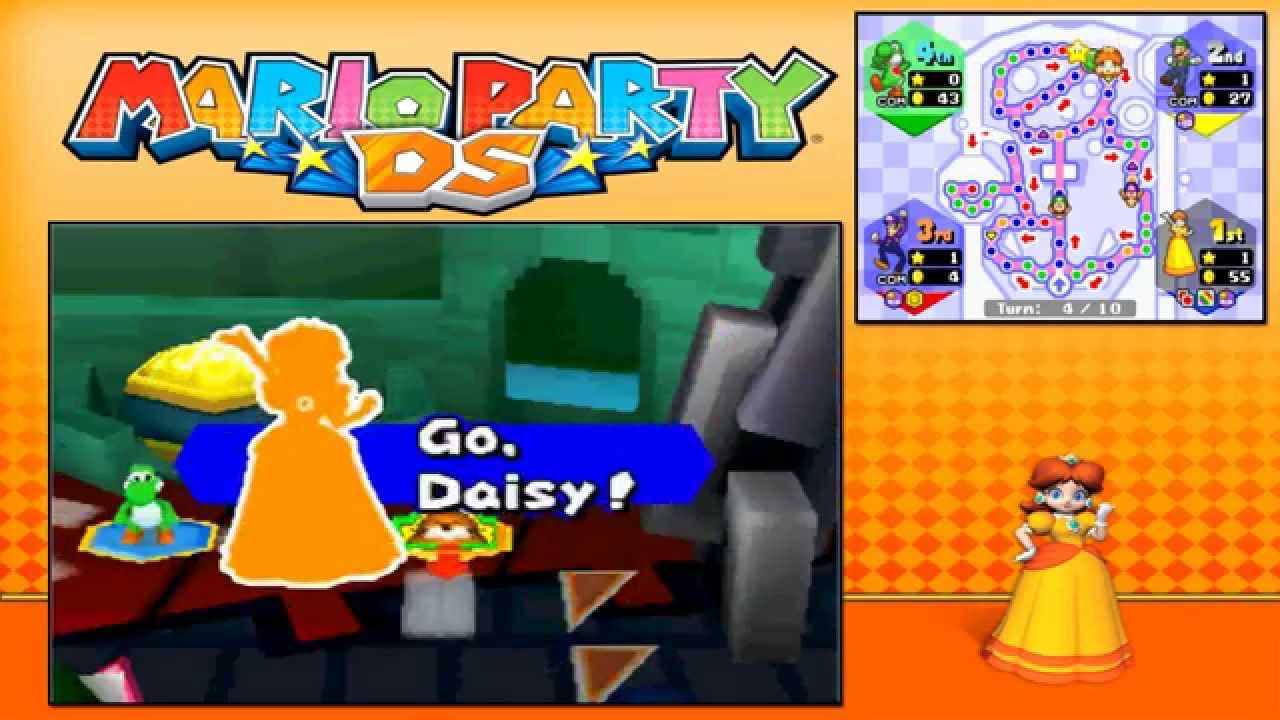Mario Party DS - Story Mode - Part 59 - Bowser's Pinball Machine (1/2 ...