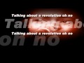 Tracy Chapman - Talkin' Bout A Revolution - Video with Lyrics