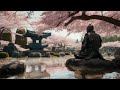 meditating samurai 4k live wallpaper