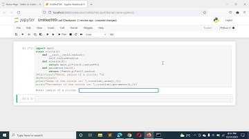 Python Program to Create a Class and Compute the Area and the Perimeter of the Circle