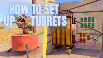 How to Setup Auto Turrets | Rust Electrical Guide #1