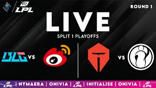 : TT vs BLG | NIP vs TES LPL 2025 | LPL English Live feat. Nymaera & Initialise | LPL PLAYOFFS