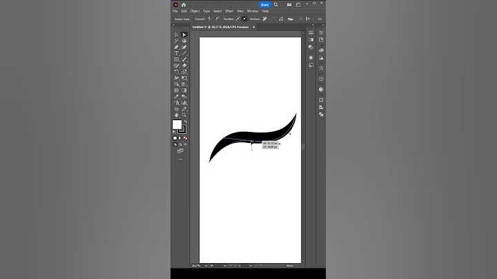 How to create smooth curves in illustrator using curvature pentool #illustratortutorial