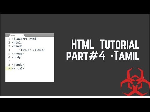 What is the difference between HTML elements and tags-HTML-Tamil Tutorial#4