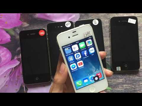 Video Điện thoại iphone 4 cũ 8gb và 16gb giá hơn 300k thui... - youtube