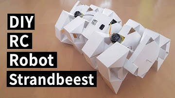 How to Make RC Robot - Paper RC Strandbeest using Arduino Bluetooth